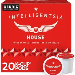 Intelligentsia House Coffee Keurig® K-Cup® Pods, Light Roast, 20/Box (5000371868)