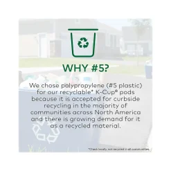 Intelligentsia Organic El Gallo Coffee, Keurig K-Cup Pod, Light Roast, 20/Box, 4 Boxes/Carton (5000371867CT)