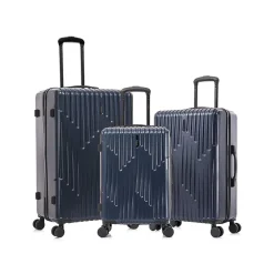 Drip Hardside Spinner Luggage Set, (IUDRISML-BLU)<InUSA Online