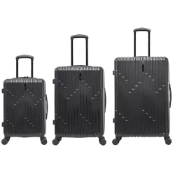 Drip Hardside Spinner Luggage Set, (IUDRISML-BLK)<InUSA Best