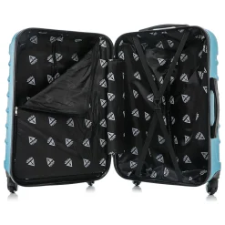 Endurance 3-Piece Hardside Spinner Luggage Set, Teal (IUENDSML-TEA)<InUSA Hot