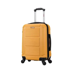 Pilot 20" Hardside Carry-On Suitcase, 4-Wheeled Spinner, Mustard (IUPIL00S-MUS)<InUSA Clearance