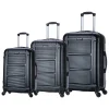 Pilot 3-Piece Hardside Spinner Luggage Set, Black (IUPILSML-COA)<InUSA New