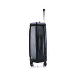 Pilot 3-Piece Hardside Spinner Luggage Set, Black (IUPILSML-COA)<InUSA New