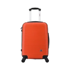 Royal 20" Hardside Carry-On Suitcase, 4-Wheeled Spinner, Orange (IUROY00S-ORG)<InUSA New