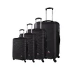 Royal 4-Piece Hardside Spinner Luggage Set, Black (IUROYSMLXL-BLK)<InUSA Sale