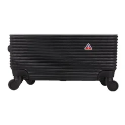 Royal 3-Piece Hardside Spinner Luggage Set, Black (IUROYSML-BLK)<InUSA Discount