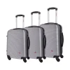 Royal 3-Piece Hardside Spinner Luggage Set, Silver (IUROYSML-SIL)<InUSA Clearance