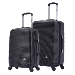 Royal 2-Piece Hardside Spinner Luggage Set, (IUROY0SM-BLK)<InUSA Online