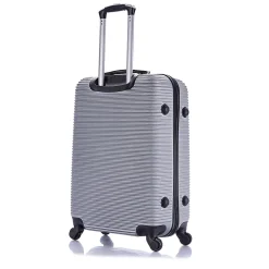 Royal 2-Piece Hardside Spinner Luggage Set, (IUROY0SM-SIL)<InUSA Best