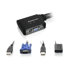 Online Iogear 2-Port Managed Switch (GCS22DPKIT)
