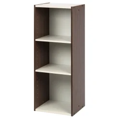 Shelving*Iris ® 13" x 34" Space Saving Shelf, Walnut Brown (596309)