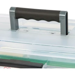 File Storage|Iris WeatherPro Portable File Box, Letter Size, Clear (110351)