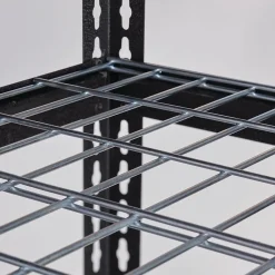 Shelving*Iron Horse 2300 lb. Wire Rivet Series 4-Shelf Metal/Wire Deck Shelving Unit, 36