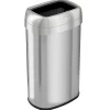 Dual-Deodorizer Stainless Steel Trash Can, 16 gal., Brushed Steel (OL16STV)<iTouchless Clearance