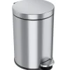 SoftStep Round Stainless Steel Step Trash Can with Hinged Lid, 3.17 Gallon (IP03RSS)<iTouchless Sale