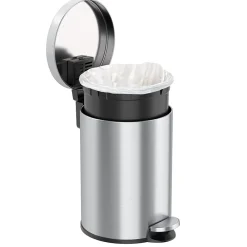 SoftStep Round Stainless Steel Step Trash Can with Hinged Lid, 3.17 Gallon (IP03RSS)<iTouchless Sale