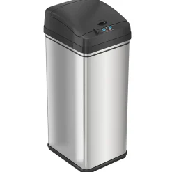 Stainless Steel Sensor Trash Can, 13 Gallon, Silver (DZT13)<iTouchless Outlet