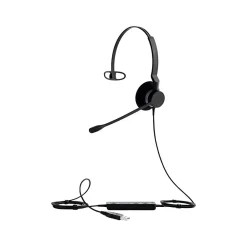 Best jabra Biz 2300 Noise Canceling Mono Headband, USB-A, Microsoft Skype Certified (2393-823-109)