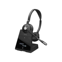 Hot jabra Engage 75 Wireless Noise Canceling Stereo Computer Over-the-Ear Headset, MS Certified, Black (9559-583-125)