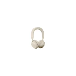 Best jabra Evolve2 75 Active Noise Canceling Bluetooth Stereo On Ear Mobile Headset, USB-A, MT Certified, (27599-999-998) Beige