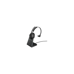 Outlet jabra Evolve2 65 MS Mono Wireless Noise Canceling Headset, Over-the-Head, Black (26599-899-989)