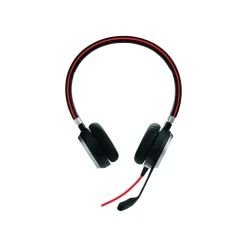 Discount jabra Evolve 40 Noise Canceling Stereo Headset, USB-C, UC Certified, Black (6399-829-289)