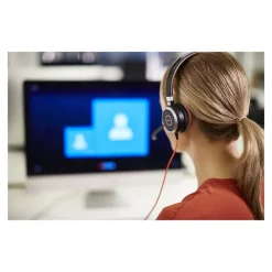 Discount jabra Evolve 40 Noise Canceling Stereo Headset, USB-C, UC Certified, Black (6399-829-289)