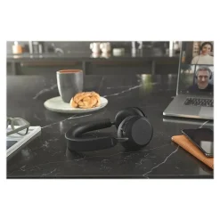 Best jabra Evolve2 75 Wireless Noise Canceling Bluetooth Stereo Mobile On Ear Headset, USB-C, Black (27599-989-899)