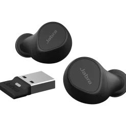 Evolve2 Wireless Active Noise Canceling Earbuds, Bluetooth, Black (20797-989-999)<jabra