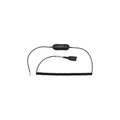 Outlet jabra GN1218 AC Attenuation Coiled Cable, Black