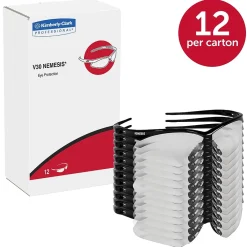 KleenGuard Jackson® Nemesis Safety Glasses, Polycarbonate, Indoor/Outdoor, Black