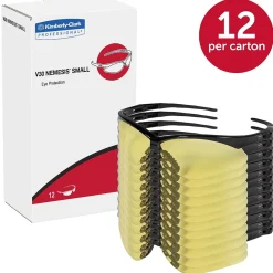 KleenGuard Jackson® Nemesis Safety Glasses, Polycarbonate, Amber, Black