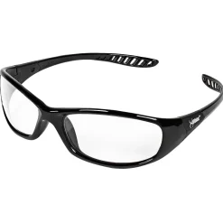 HellRaiser Jackson Safety® Eyewear, V40 ®, Clear Anti-Fog Lense, Black Frame