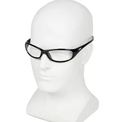 HellRaiser Jackson Safety® Eyewear, V40 ®, Clear Anti-Fog Lense, Black Frame