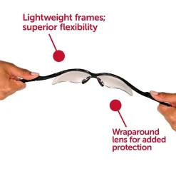 KleenGuard Jackson Safety Nemesis Polycarbonate Safety Glasses, Clear Lens (25676)