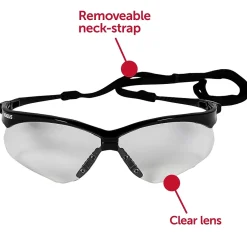 KleenGuard Jackson Safety Nemesis Polycarbonate Safety Glasses, Clear Lens (25676)