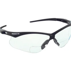 Nemesis Jackson Safety® V60 ™ RX Safety Eyewear, Black, Clear 3.0, 1 Each