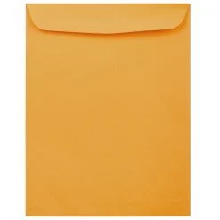 Online JAM Paper #15 1/2 Catalog Envelope, 12" x 15 1/2", Brown Kraft, 100/Pack (900493255)