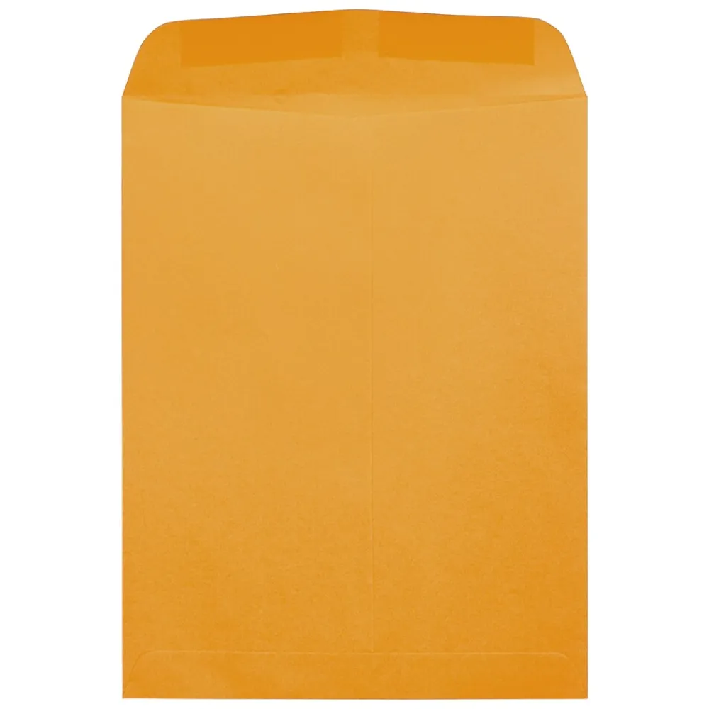 Best JAM Paper #15 1/2 Catalog Envelope, 12" x 15 1/2", Brown Kraft, 50/Pack (900493255D)