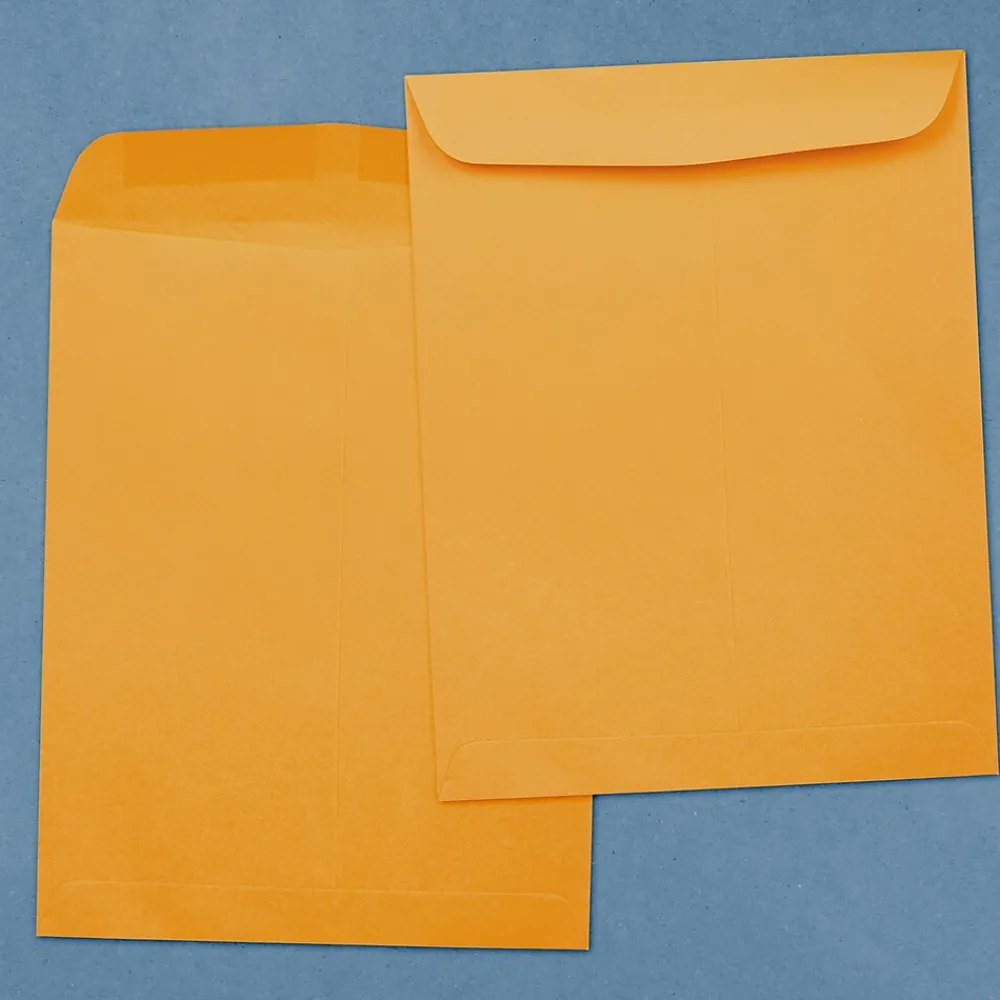 Best JAM Paper #15 1/2 Catalog Envelope, 12" x 15 1/2", Brown Kraft, 50/Pack (900493255D)