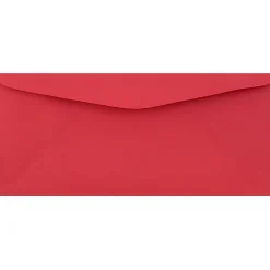 Hot JAM Paper #9 Business Colored Envelopes, 3.875 x 8.875, Red Recycled, 25/Pack (1532900)
