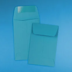 Best JAM Paper #1 Coin Business Colored Envelopes, 2.25 x 3.5, Blue Recycled, 25/Pack (352727818)