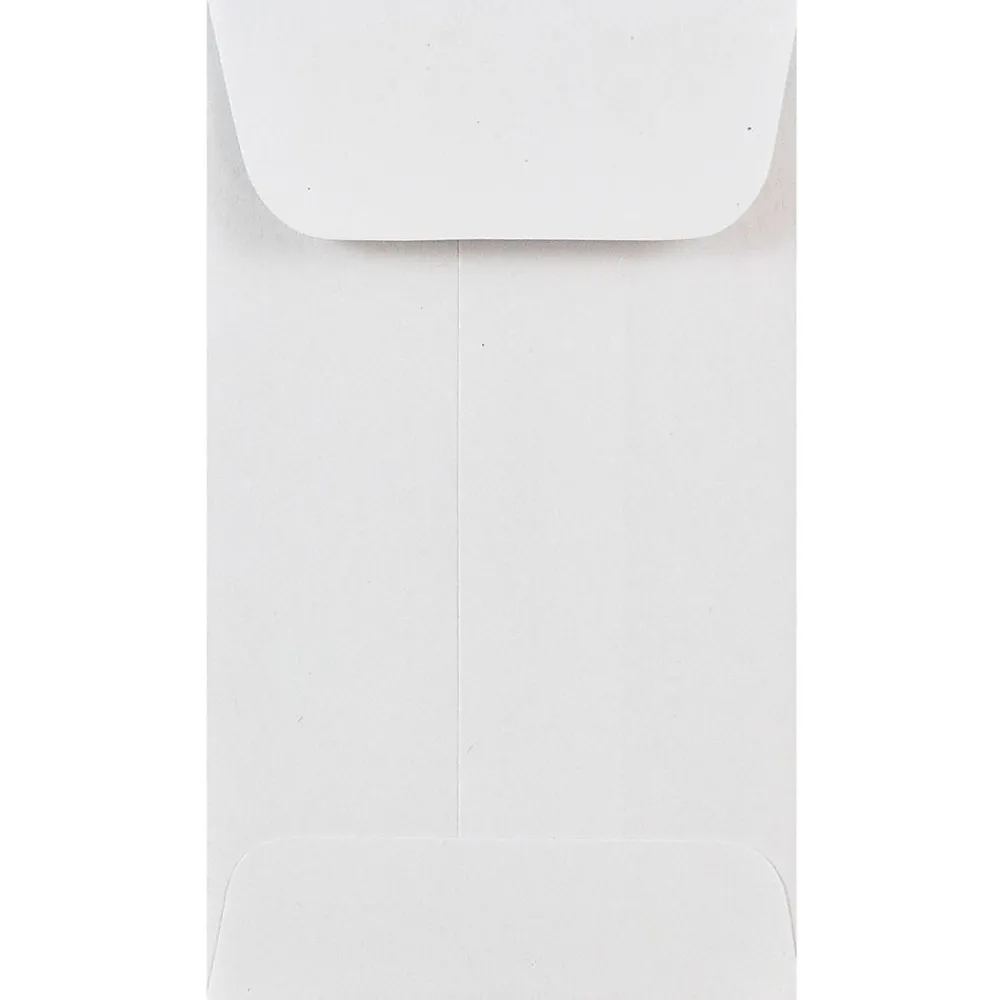 Online JAM Paper #3 Coin Business Envelopes, 2.5 x 4.25, White, Bulk 250/Box (1623183H)