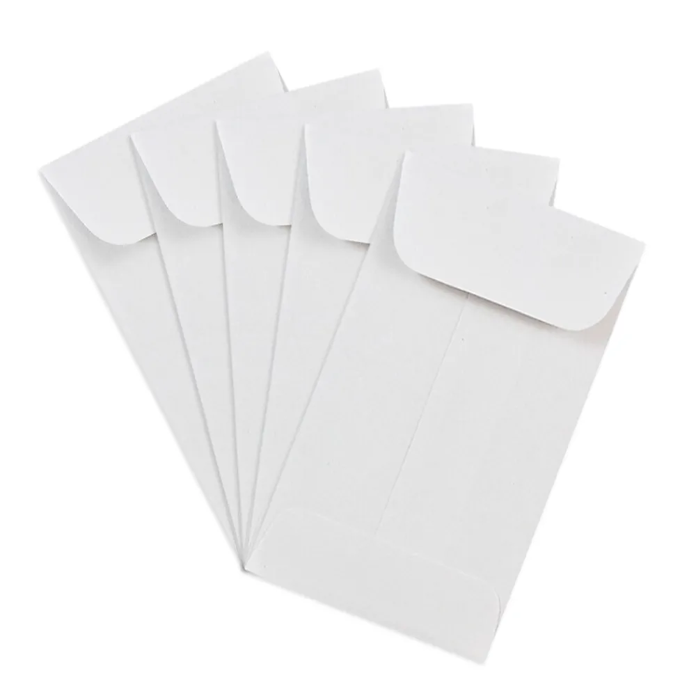 Online JAM Paper #3 Coin Business Envelopes, 2.5 x 4.25, White, Bulk 250/Box (1623183H)