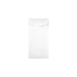 Best JAM Paper #7 Coin Envelopes, 3 1/2" x 6 1/2", White, 100/Pack (95083D)