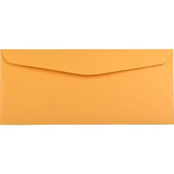 Sale JAM Paper #14 Kraft Business Commercial Envelope, 5" x 11 1/2", Brown Kraft, 25/Pack (1633182)