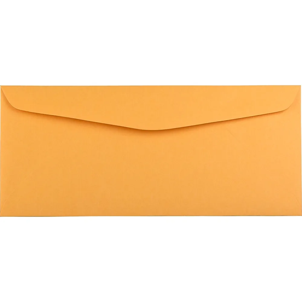 Sale JAM Paper #14 Kraft Business Commercial Envelope, 5" x 11 1/2", Brown Kraft, 25/Pack (1633182)