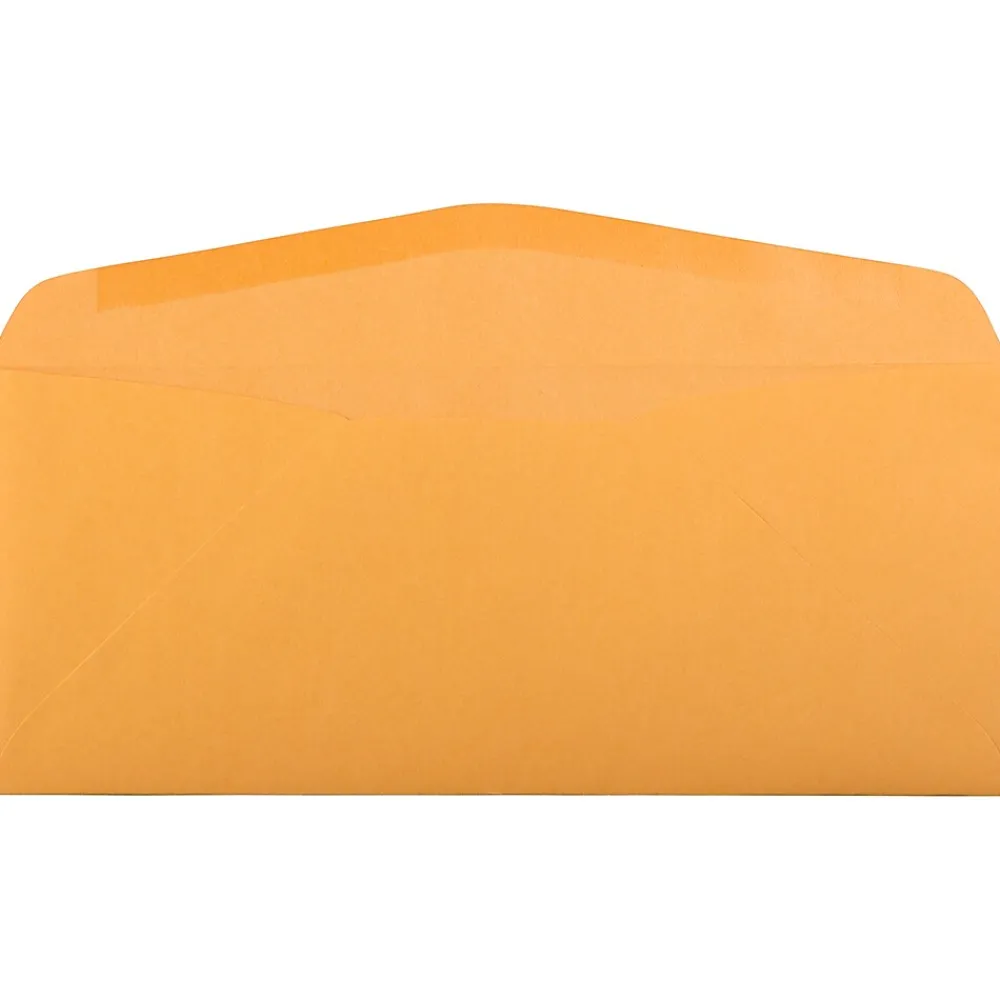 Sale JAM Paper #14 Kraft Business Commercial Envelope, 5" x 11 1/2", Brown Kraft, 25/Pack (1633182)