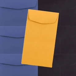 Sale JAM Paper #6 Kraft Coin Business Envelopes, 3.375 x 6, Brown Kraft Manila, 50/Pack (1623992i)